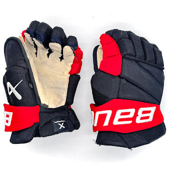 Bauer Vapor Hyperlite - Gant NHL Pro Stock d'occasion - Sebastian Aho (noir/rouge)